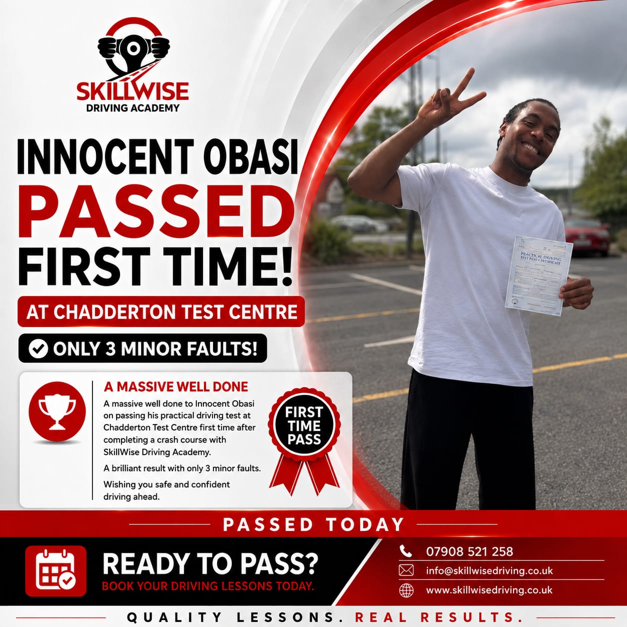 SkillWise pupil passed their driving test — photo 4