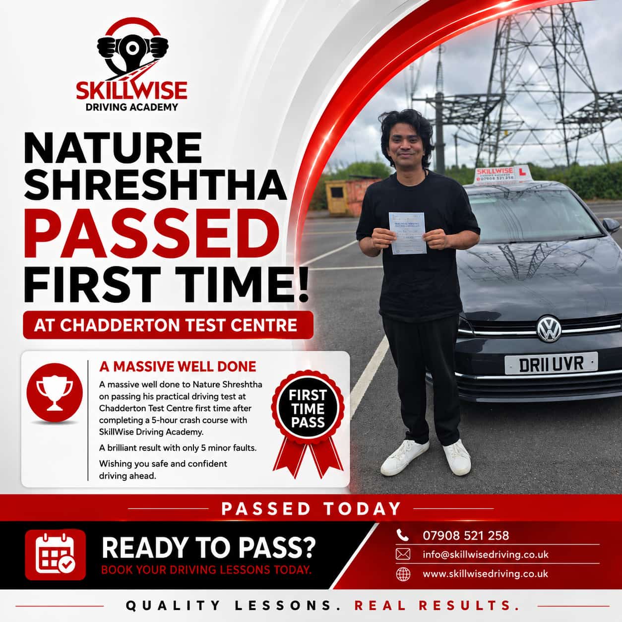 SkillWise pupil passed their driving test — photo 6