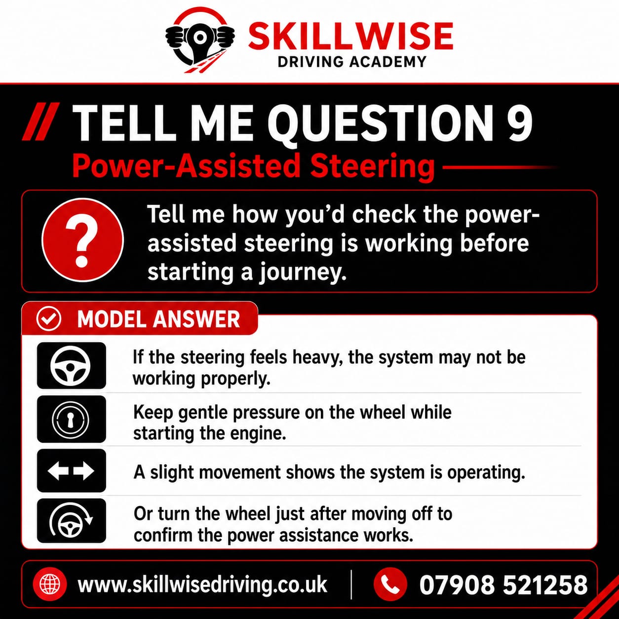Tell Me 9 - Power-assisted steering